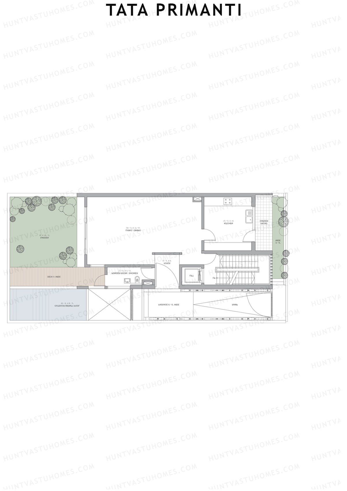 Tata Primanti Villa A 12-23 Unit 23 (Villa) Floor Plan