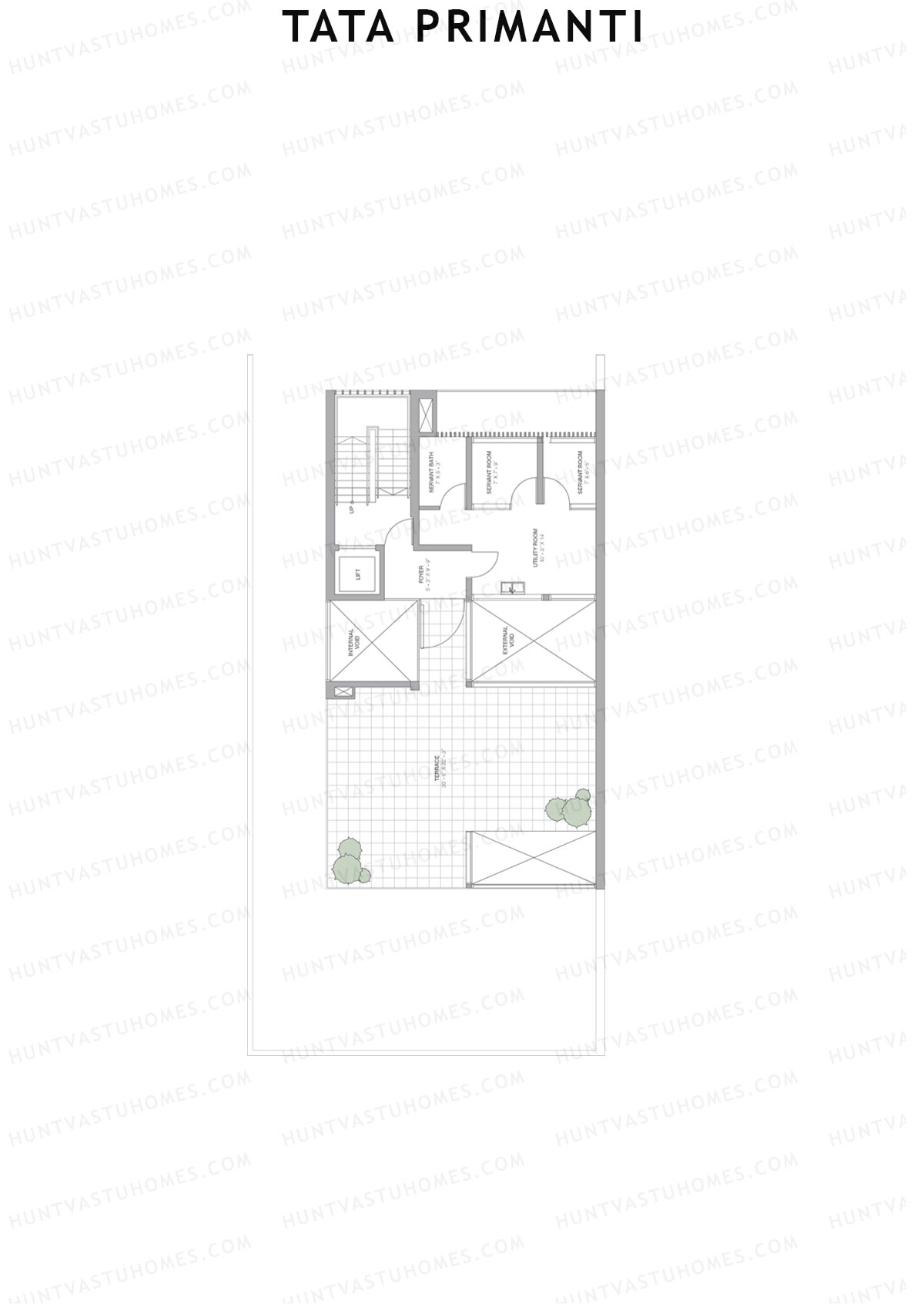 Tata Primanti Villa B 18-24 Unit 23 (Villa) Floor Plan