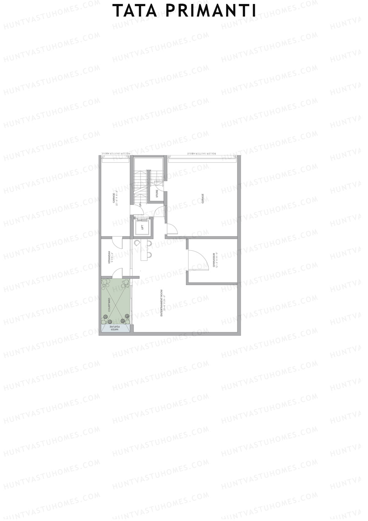 Tata Primanti Villa B 18-24 Unit 23 (Villa) Floor Plan