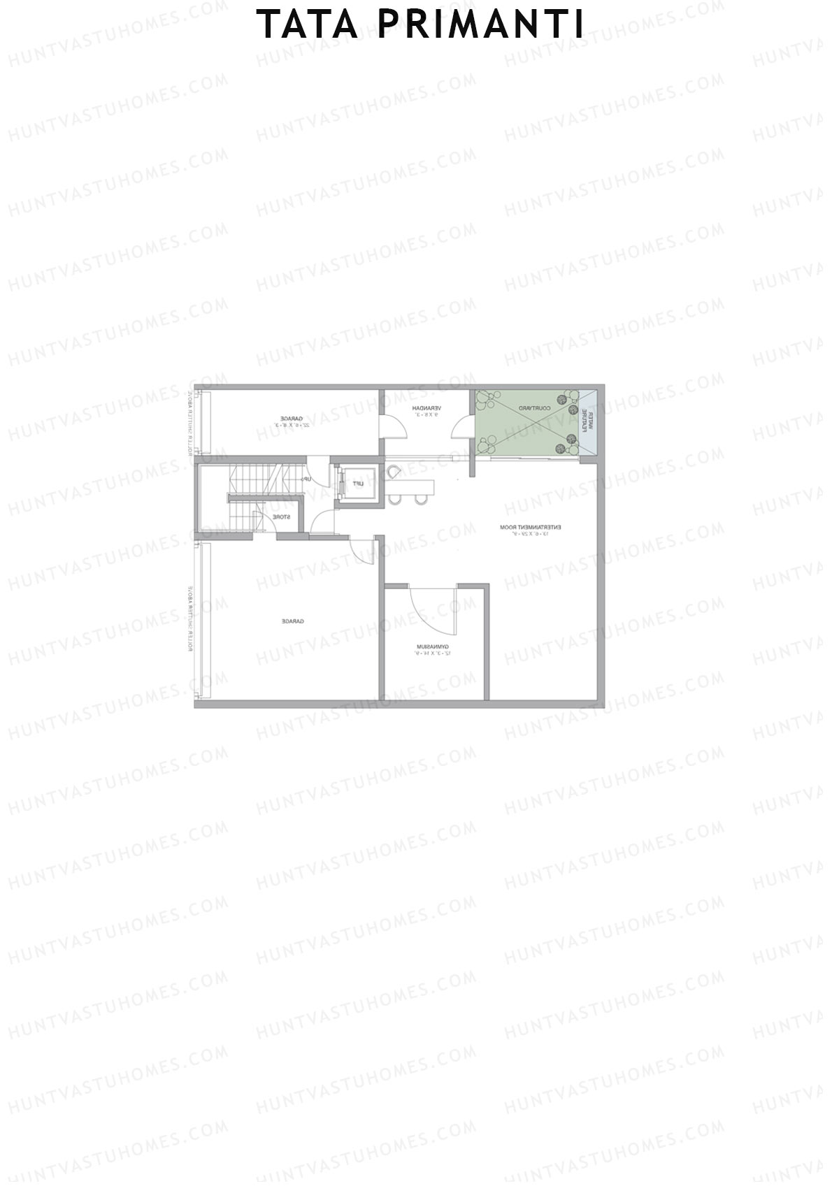Tata Primanti Villa B 7-10 Unit 7 (Villa) Floor Plan