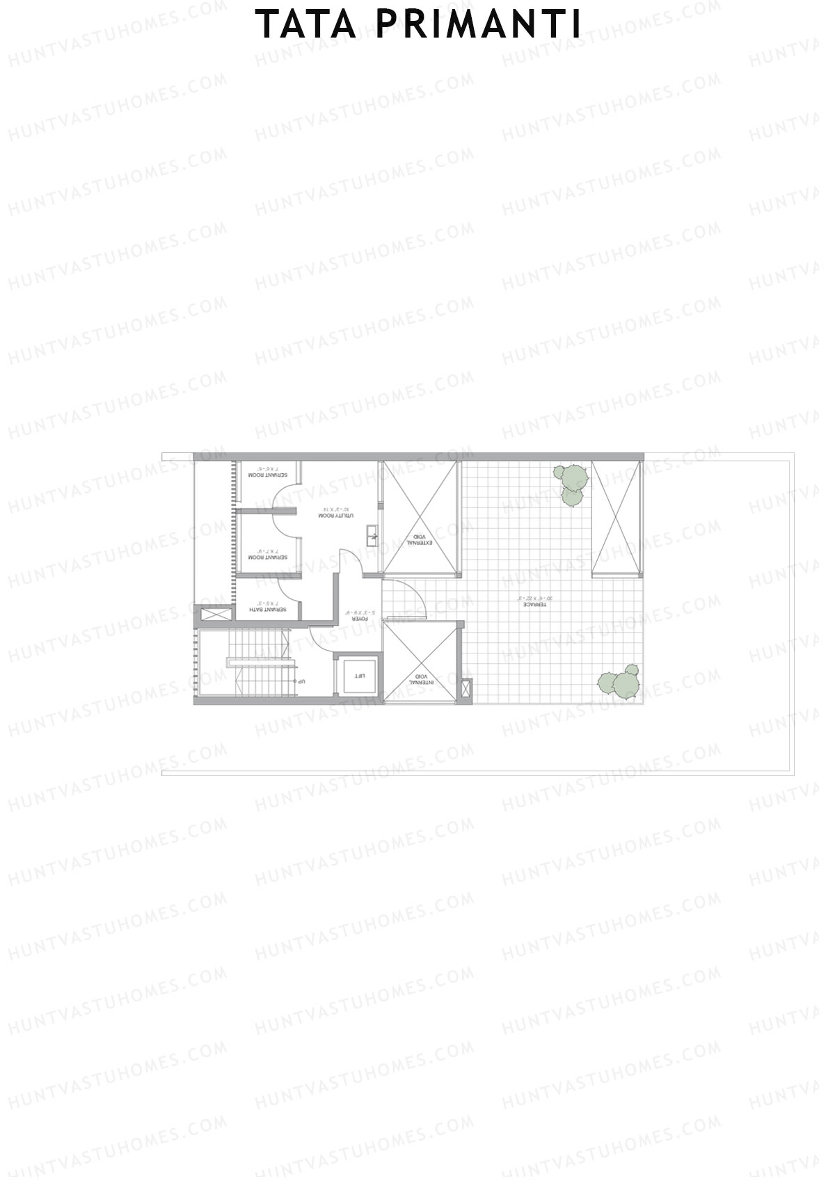 Tata Primanti Villa B 7-10 Unit 8 (Villa) Floor Plan