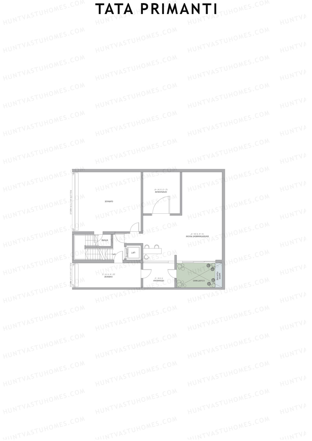 Tata Primanti Villa B 7-10 Unit 8 (Villa) Floor Plan