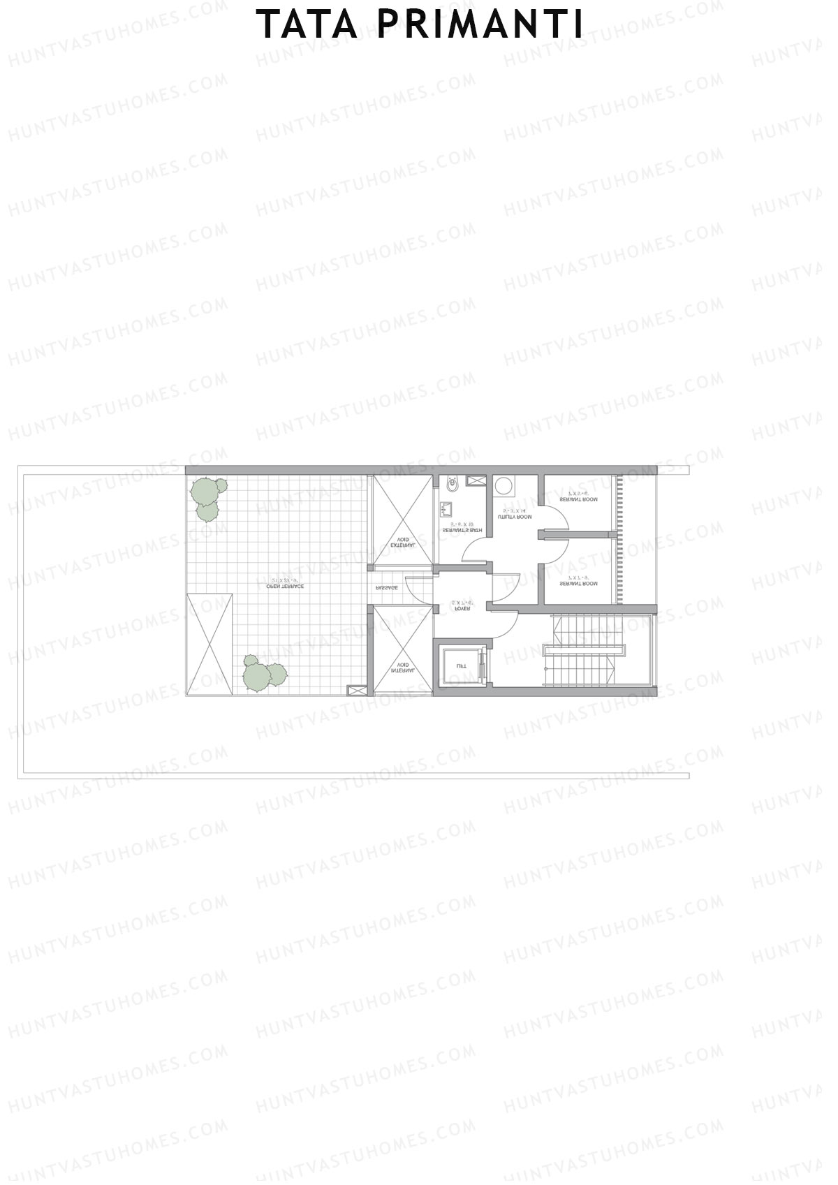 Tata Primanti Villa A 9-11 Unit 10 (Villa) Floor Plan