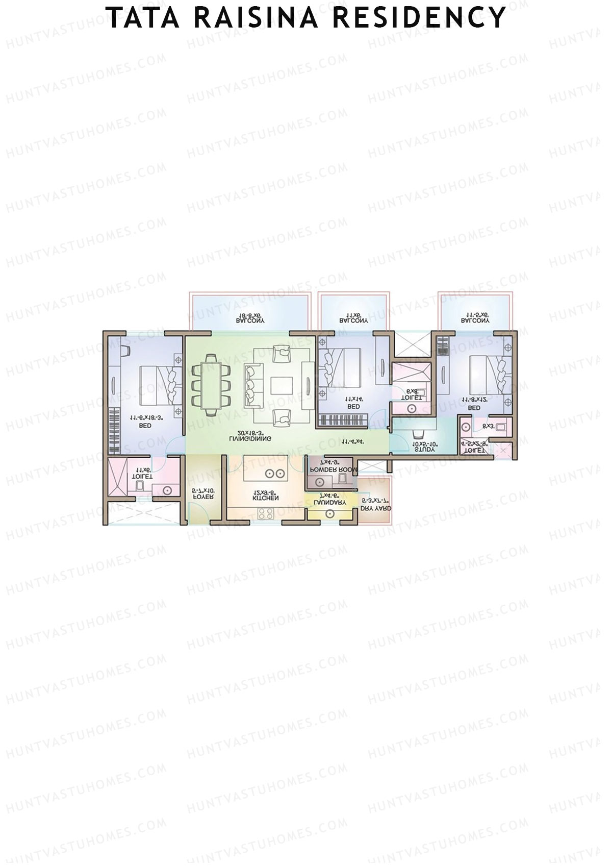 Tata Raisina Residency Agora Unit C Floor Plan
