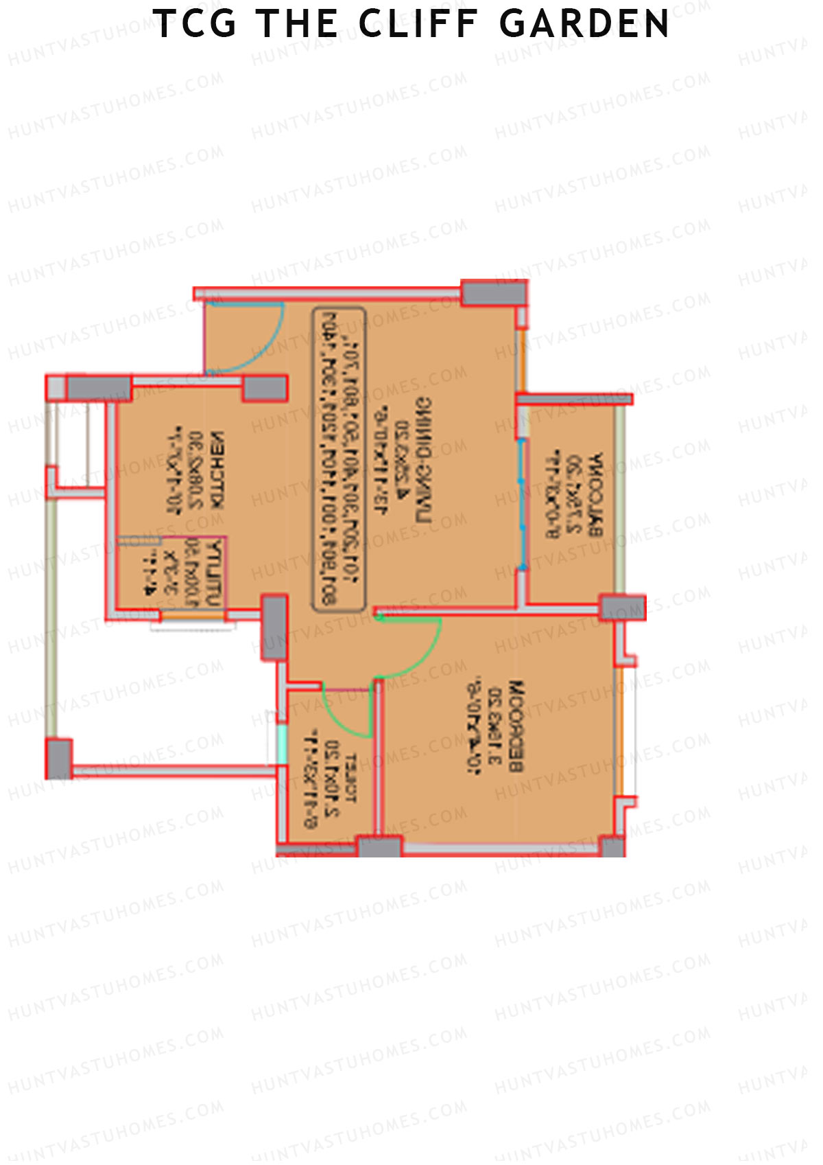 TCG The Cliff Garden Aster Unit 4 Floor Plan