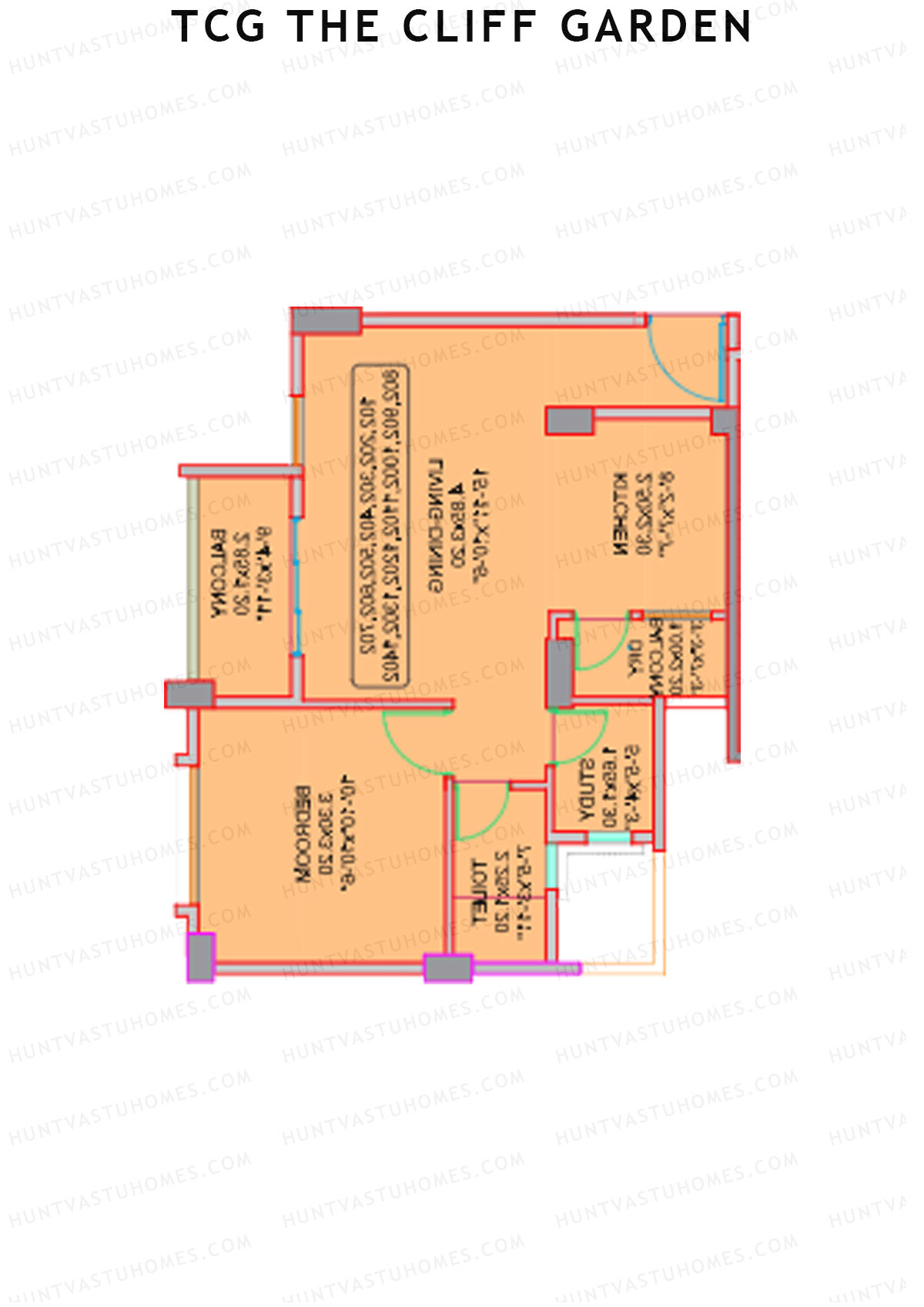 TCG The Cliff Garden Aster Unit 7 Floor Plan