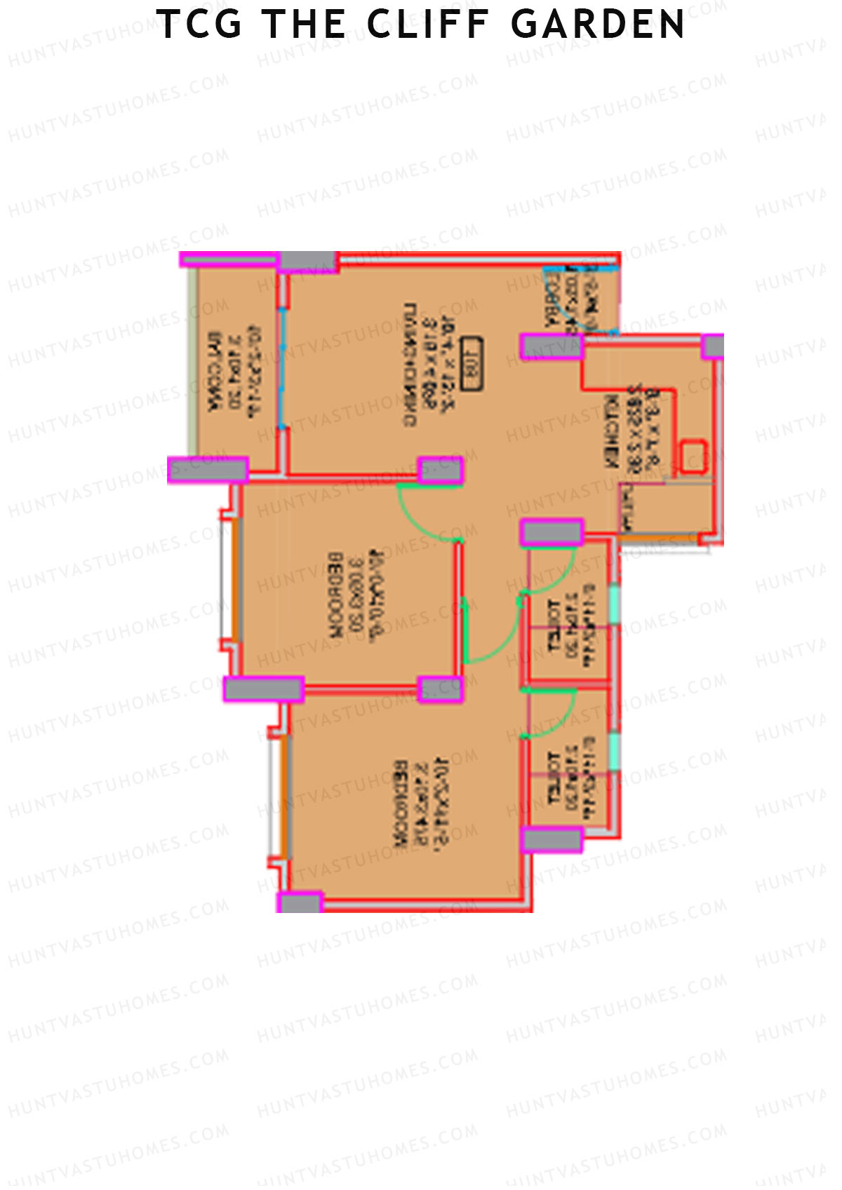 TCG The Cliff Garden Erica Unit 5 Floor Plan