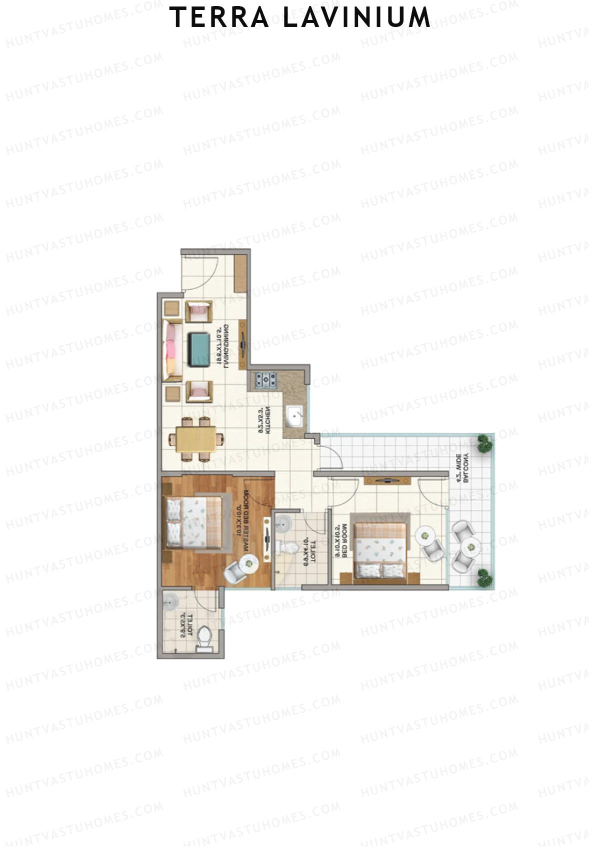 Terra Lavinium Tower A Unit 6 Floor Plan