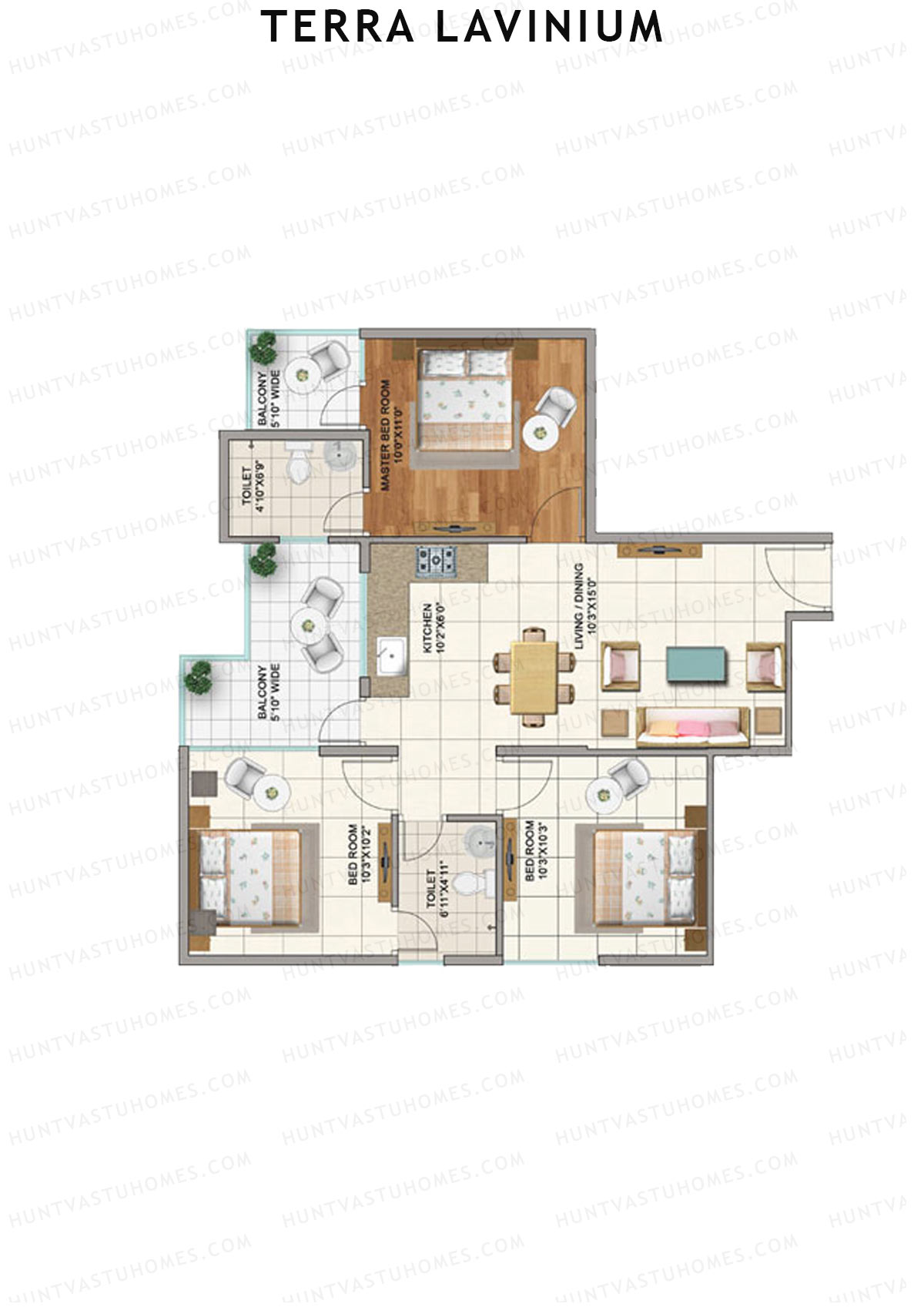 Terra Lavinium Tower A Unit 8 Floor Plan