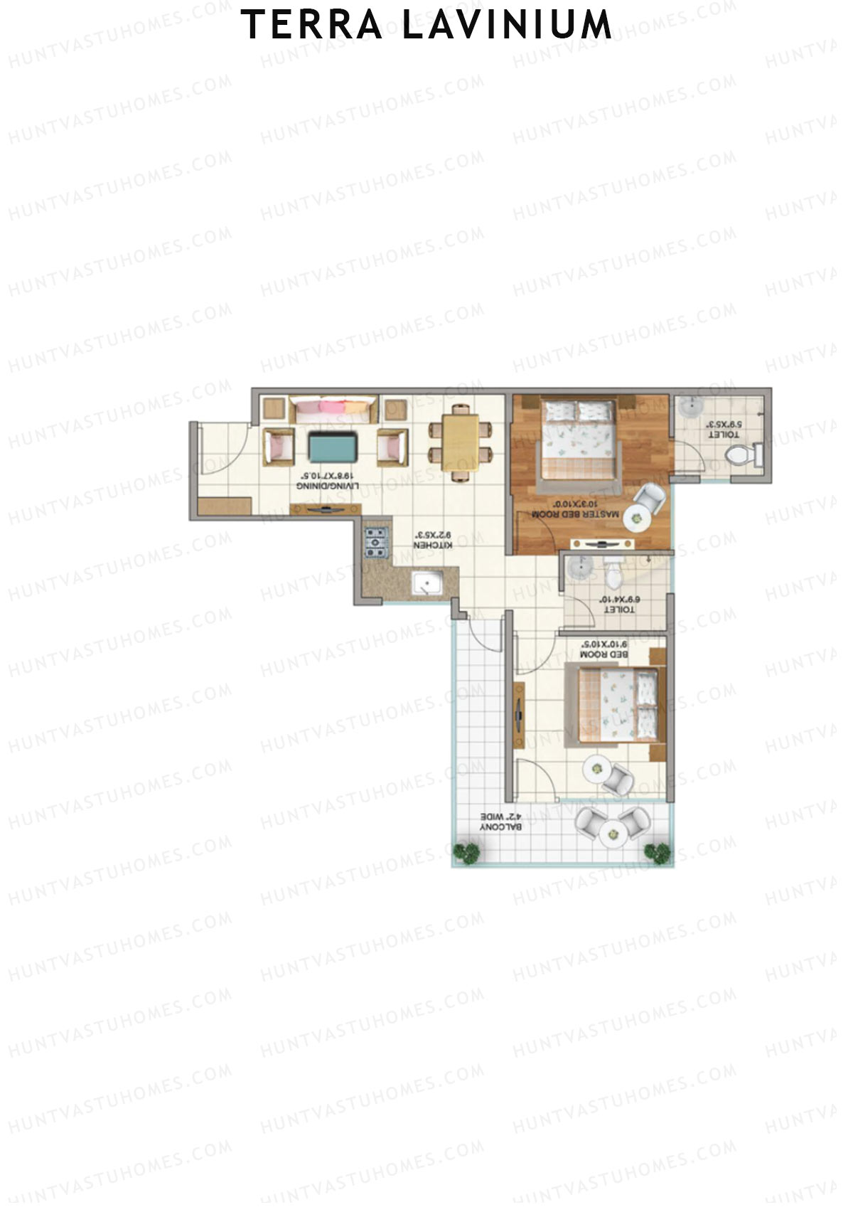Terra Lavinium Tower C Unit 3 Floor Plan