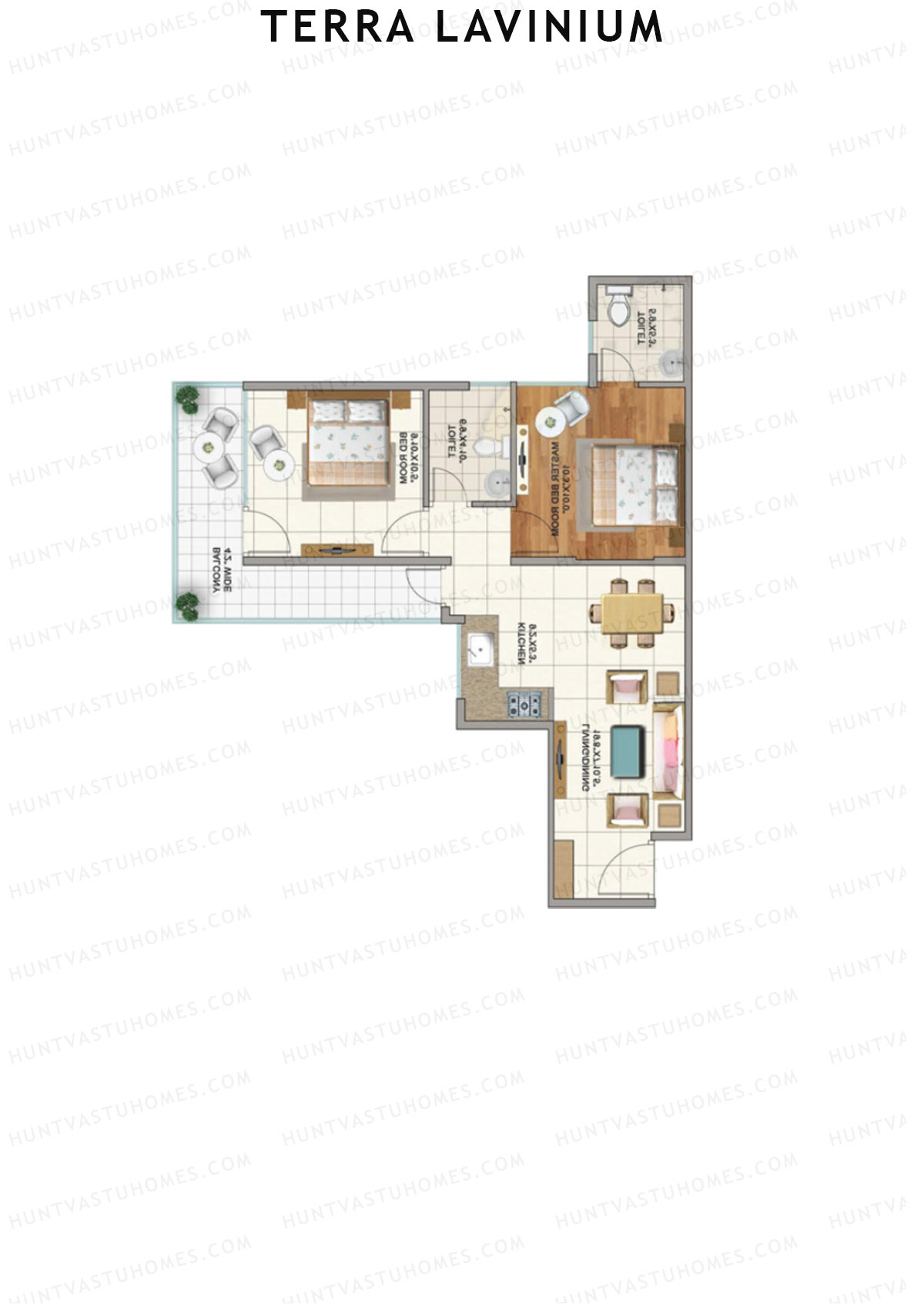 Terra Lavinium Tower D Unit 6 Floor Plan