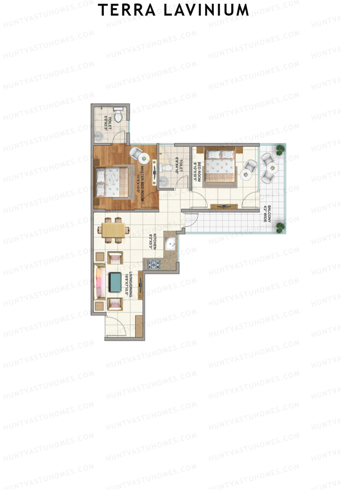 Terra Lavinium Tower D Unit 7 Floor Plan