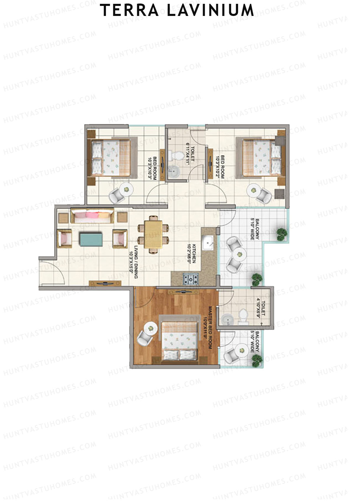 Terra Lavinium Tower D Unit 8 Floor Plan