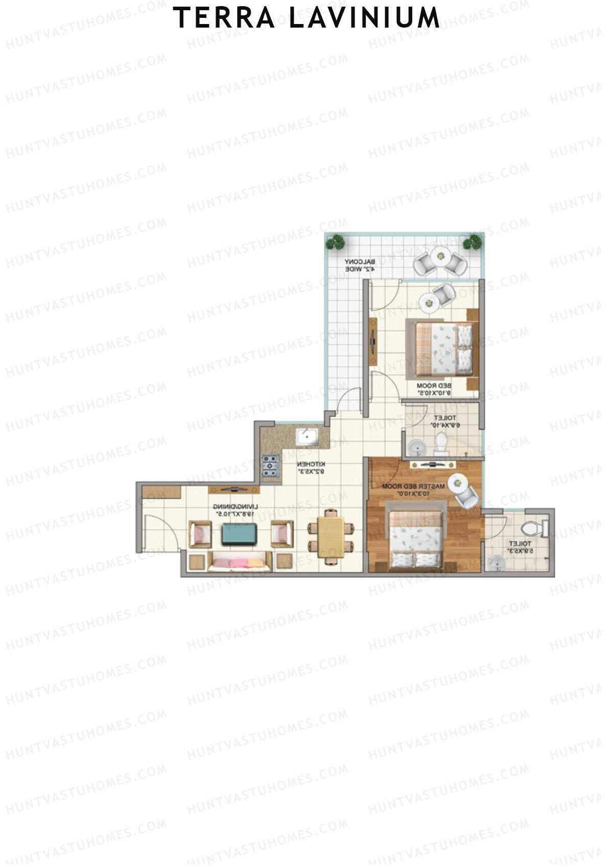 Terra Lavinium Tower G Unit 6 Floor Plan
