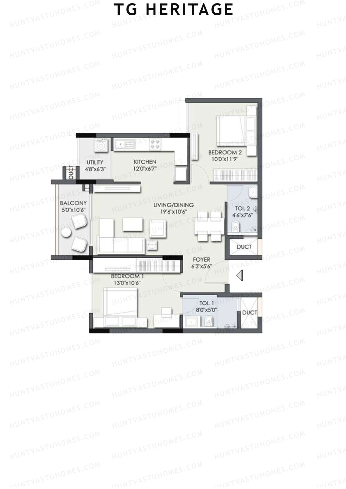 TG Heritage Block A Unit 11 Floor Plan