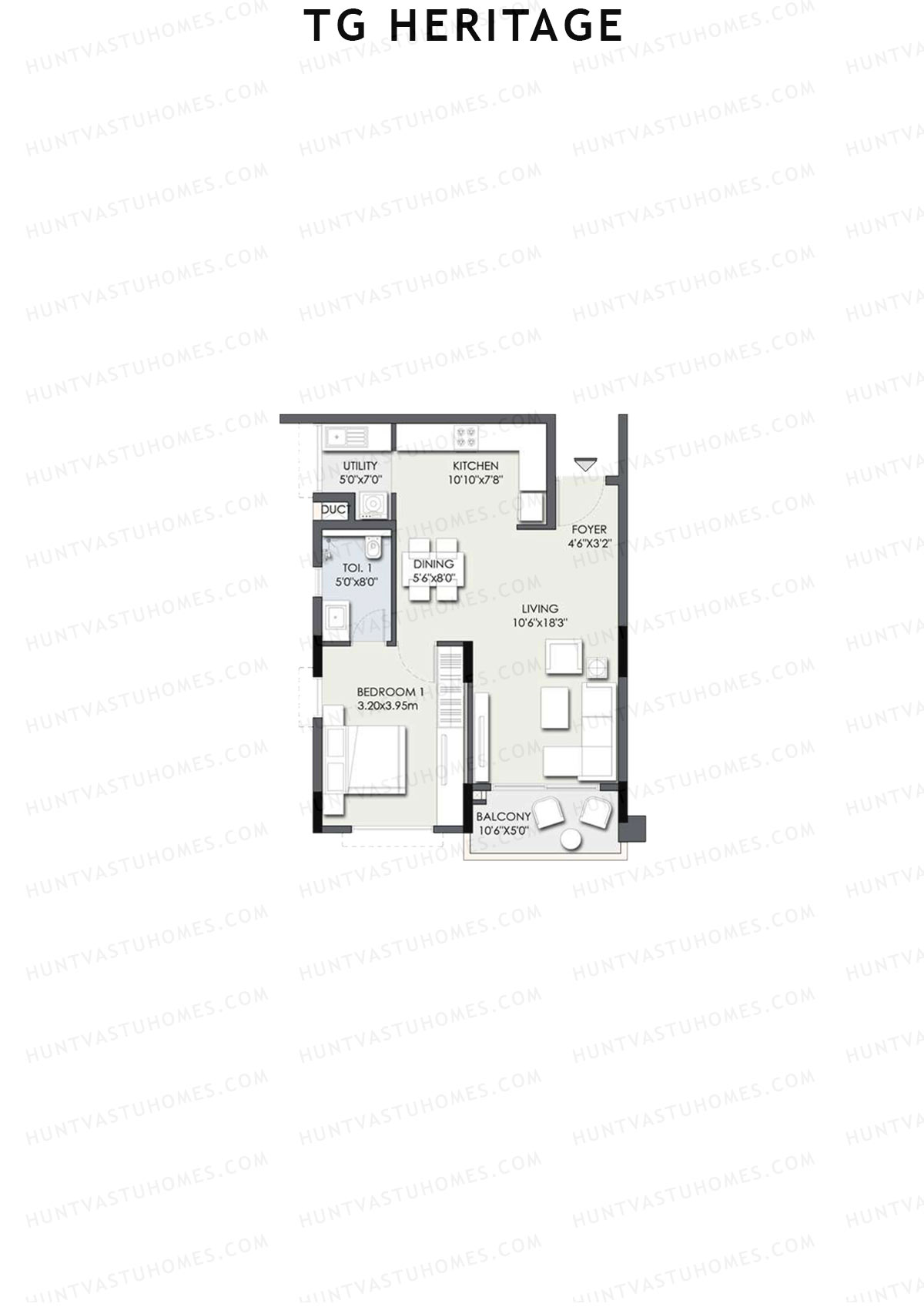 TG Heritage Block A Unit 4 Floor Plan