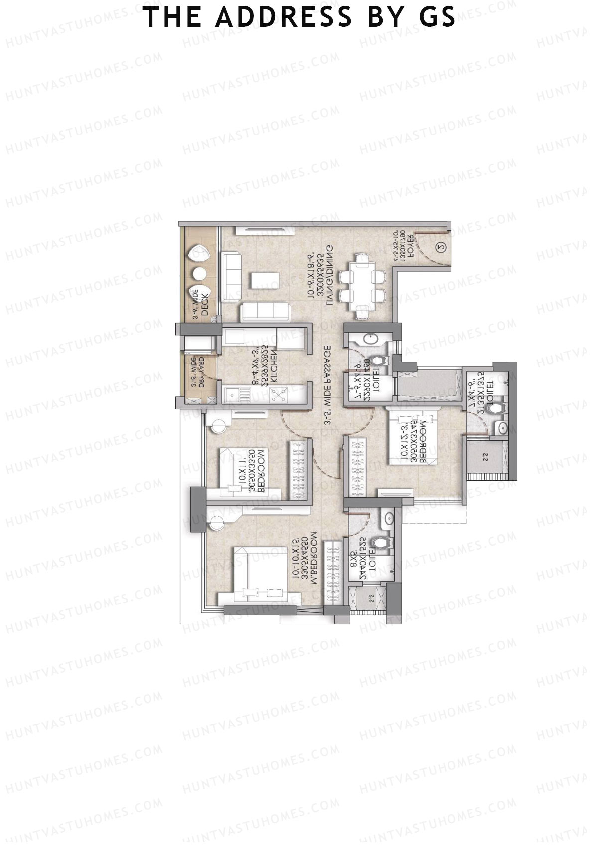 The Address By GS Tower C Unit 1 Floor Plan