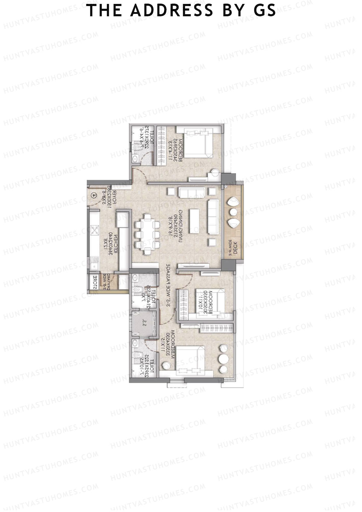 The Address By GS Tower C Unit 5 Floor Plan