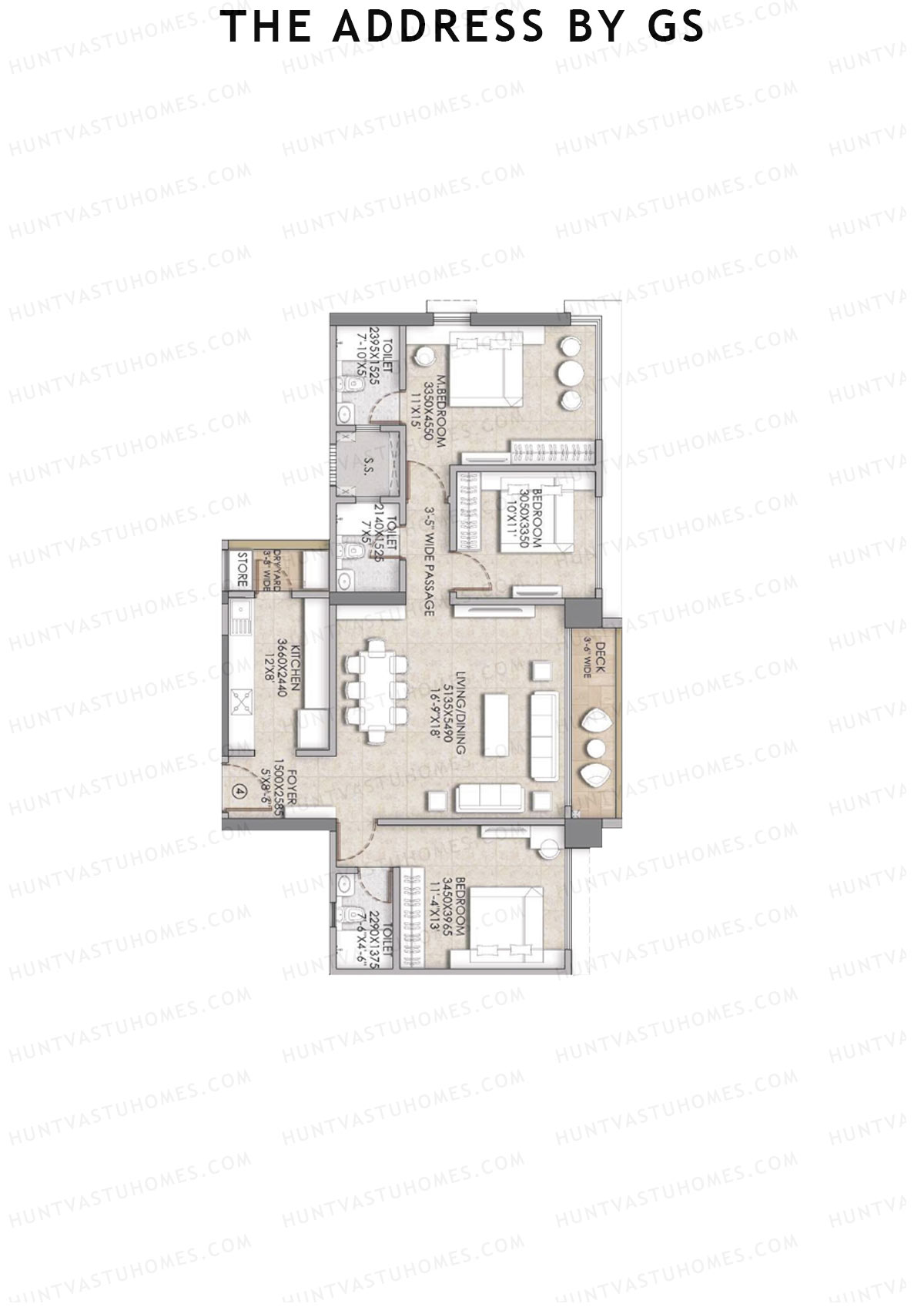 The Address By GS Tower D Unit 4 Floor Plan