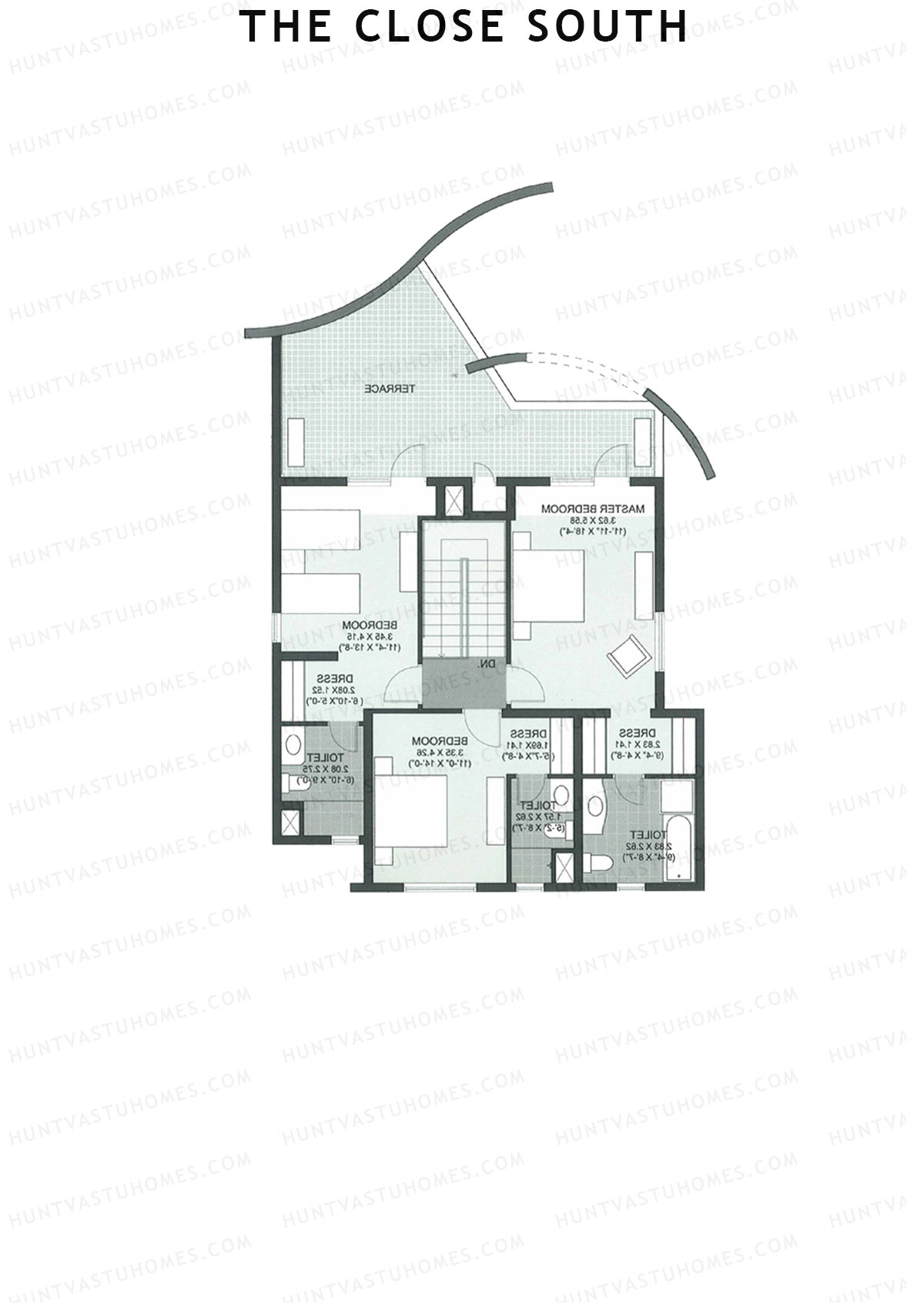 The Close South Tower S10 Unit 1 Type Town House 1 Floor Plan