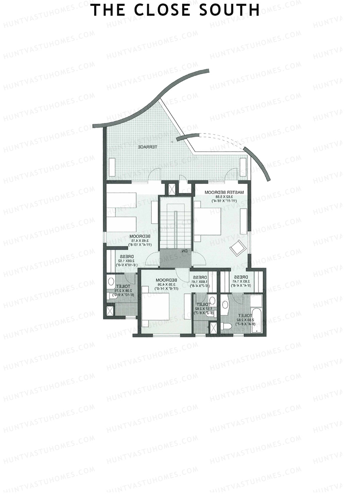 The Close South Tower S12 Unit 1 Type Town House 1 Floor Plan