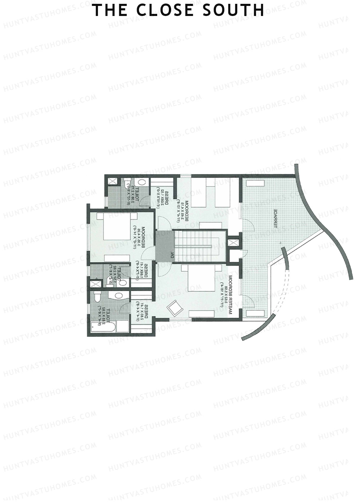 The Close South Tower S15 Unit 1 Type Town House 1 Floor Plan