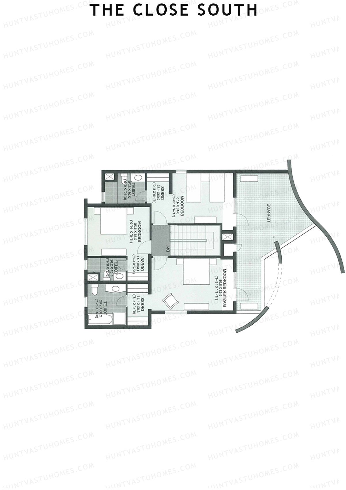 The Close South Tower S16 Unit 1 Type Town House 1 Floor Plan
