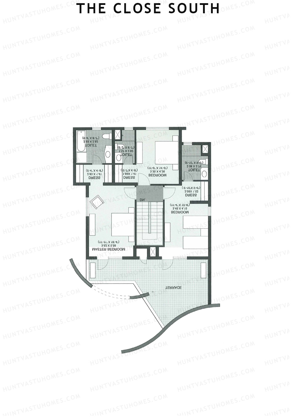 The Close South Tower S17 Unit 1 Type Town House 1 Floor Plan