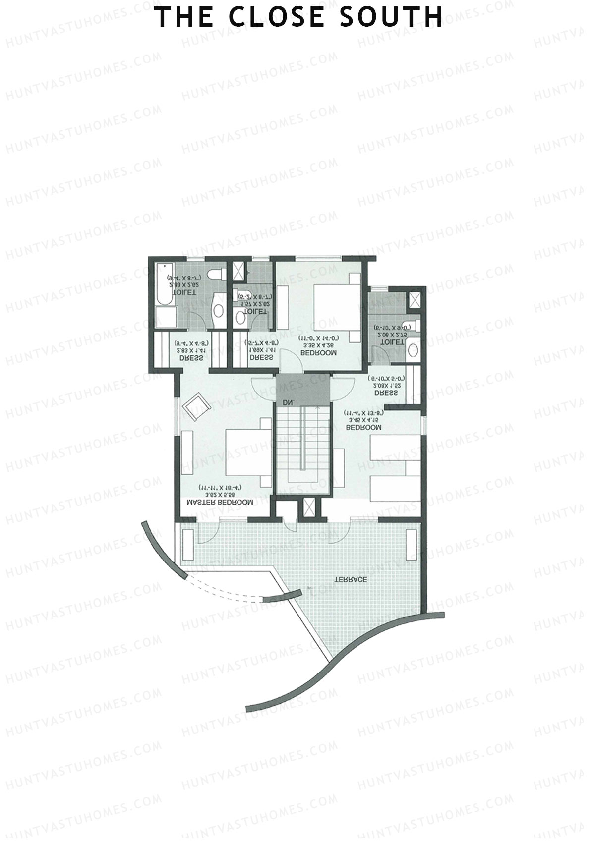 The Close South Tower S18 Unit 1 Type Town House 1 Floor Plan