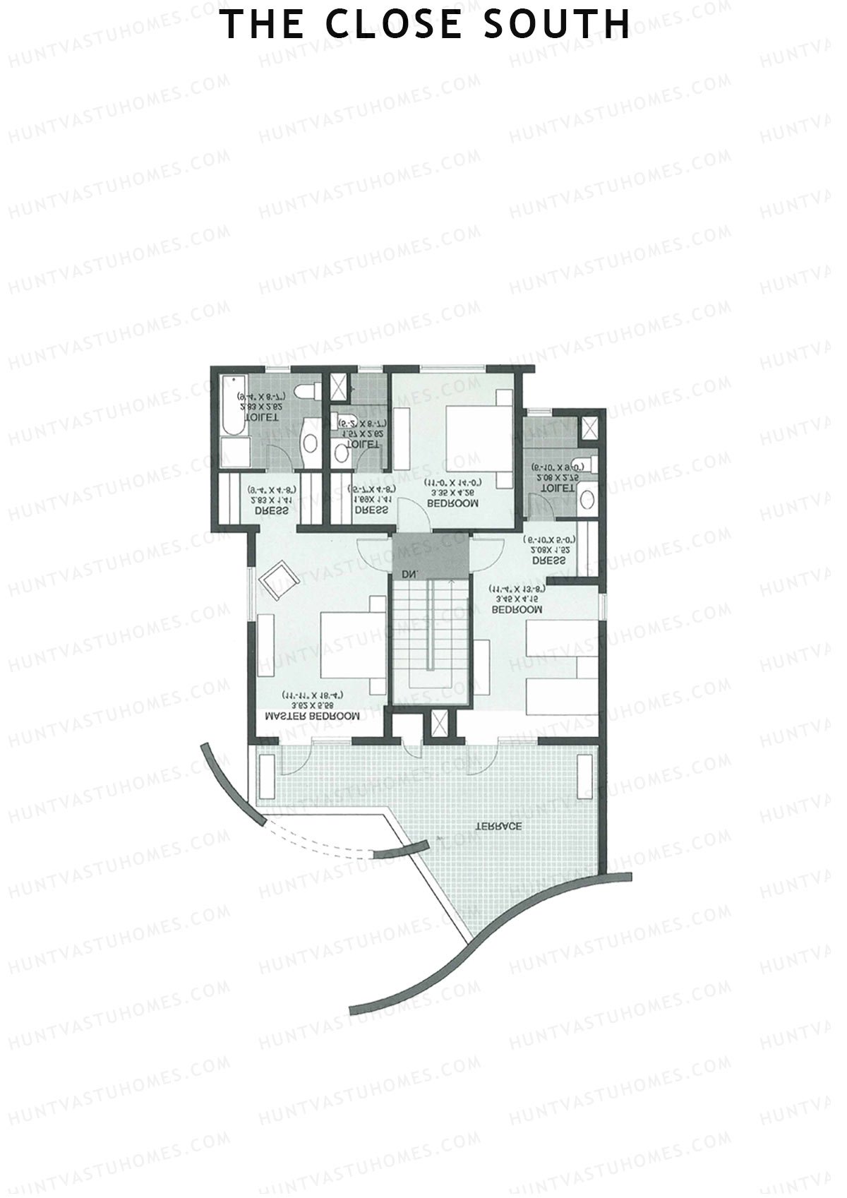 The Close South Tower S1 Unit 1 Type Town House 1 Floor Plan