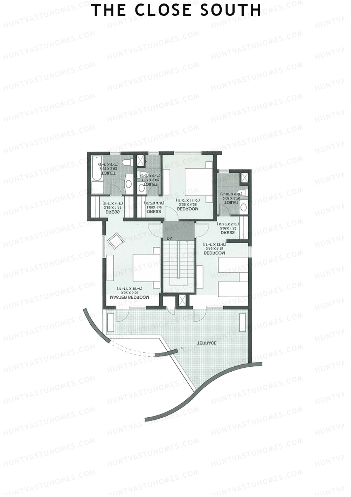 The Close South Tower S2 Unit 1 Type Town House 1 Floor Plan