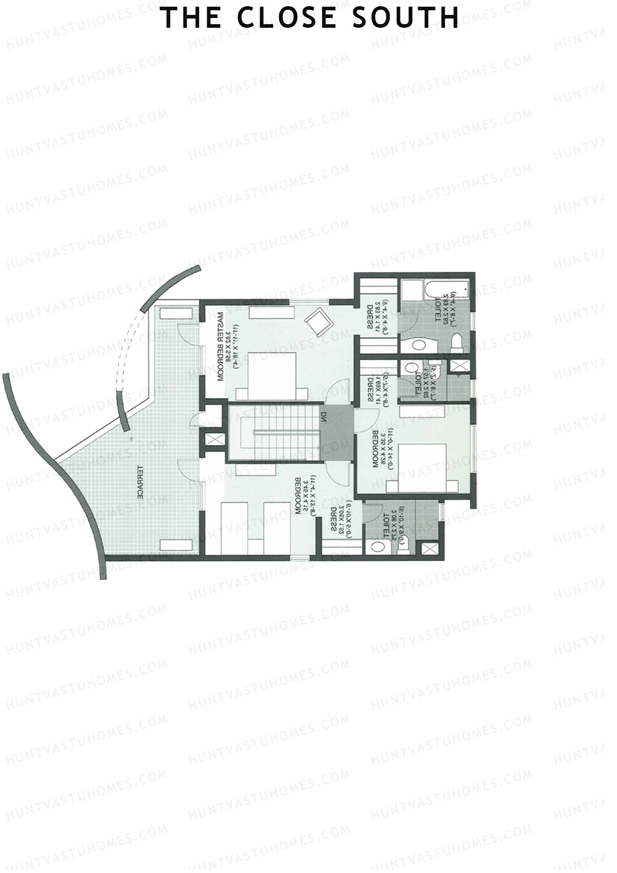 The Close South Tower S9 Unit 1 Type Town House 1 Floor Plan