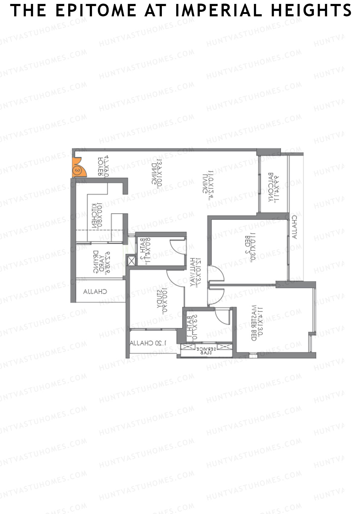 The Epitome at Imperial Heights Tower D Unit 4 Floor Plan