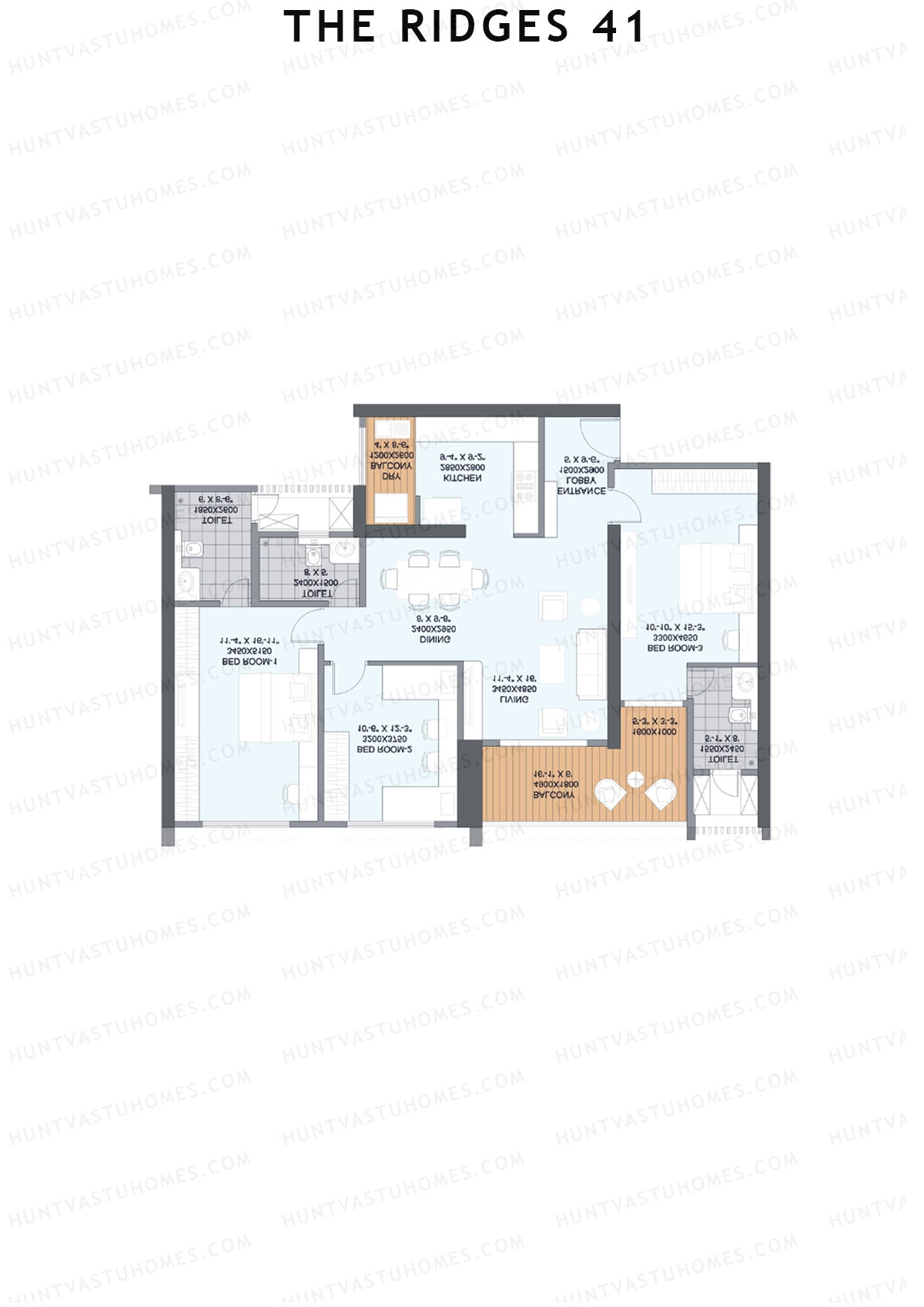 The Ridges 41 Tower A Unit 6 Floor Plan