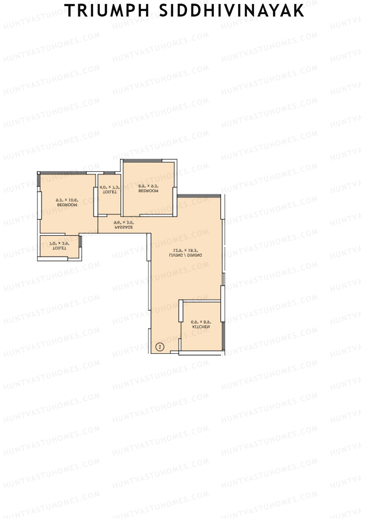 Triumph Siddhivinayak Wing A Unit 4 Floor Plan