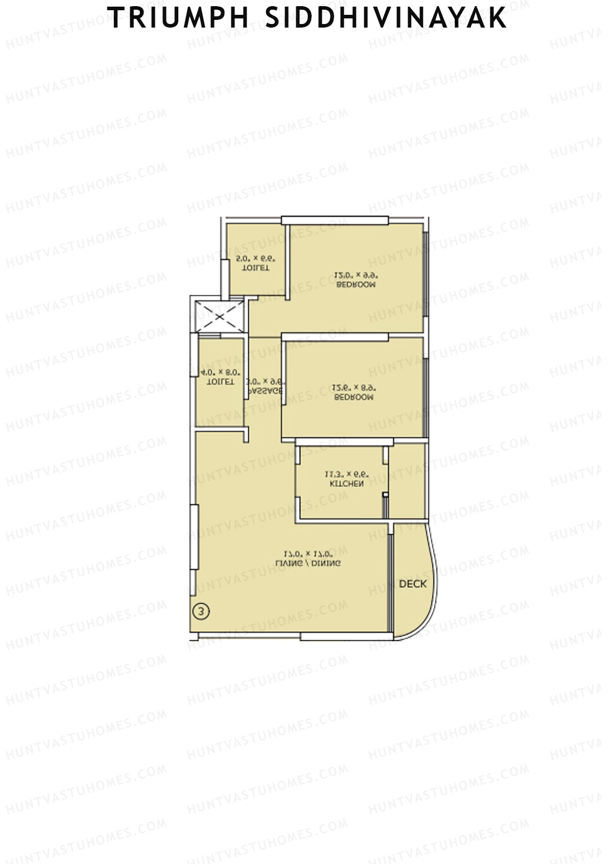 Triumph Siddhivinayak Wing C Unit 1 Floor Plan