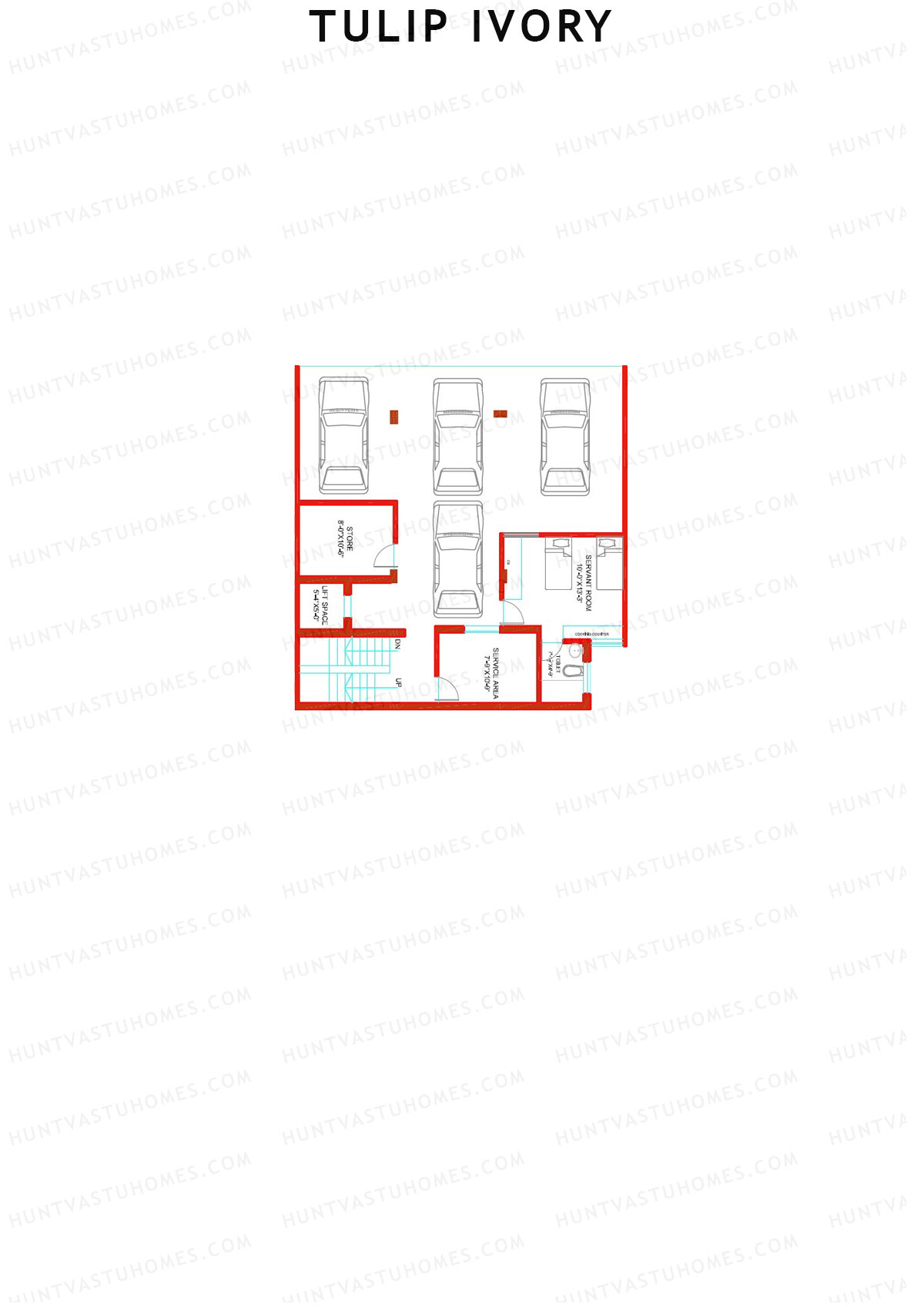 Tulip Ivory Villas 17-32 Unit 23 (Villa) Floor Plan