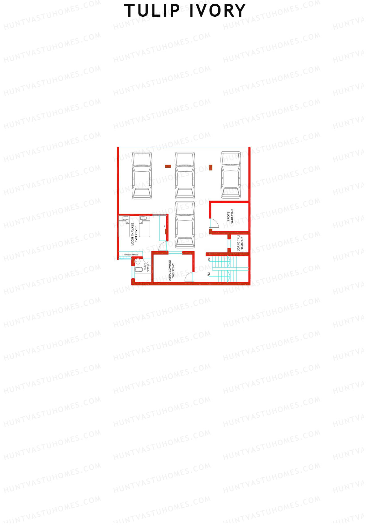 Tulip Ivory Villas 17-32 Unit 26 (Villa) Floor Plan