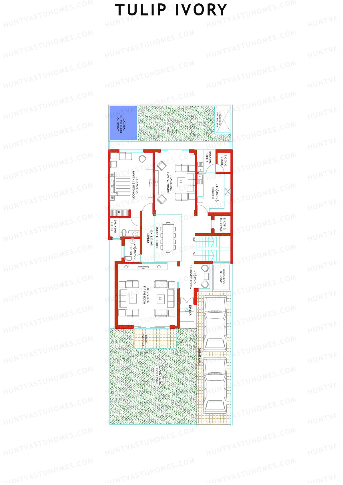 Tulip Ivory Villas 17-32 Unit 32 (Villa) Floor Plan
