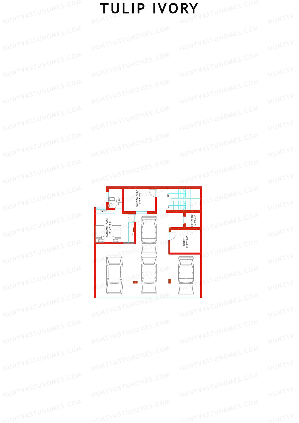 Tulip Ivory Villas 33-48 Unit 39 (Villa) Floor Plan