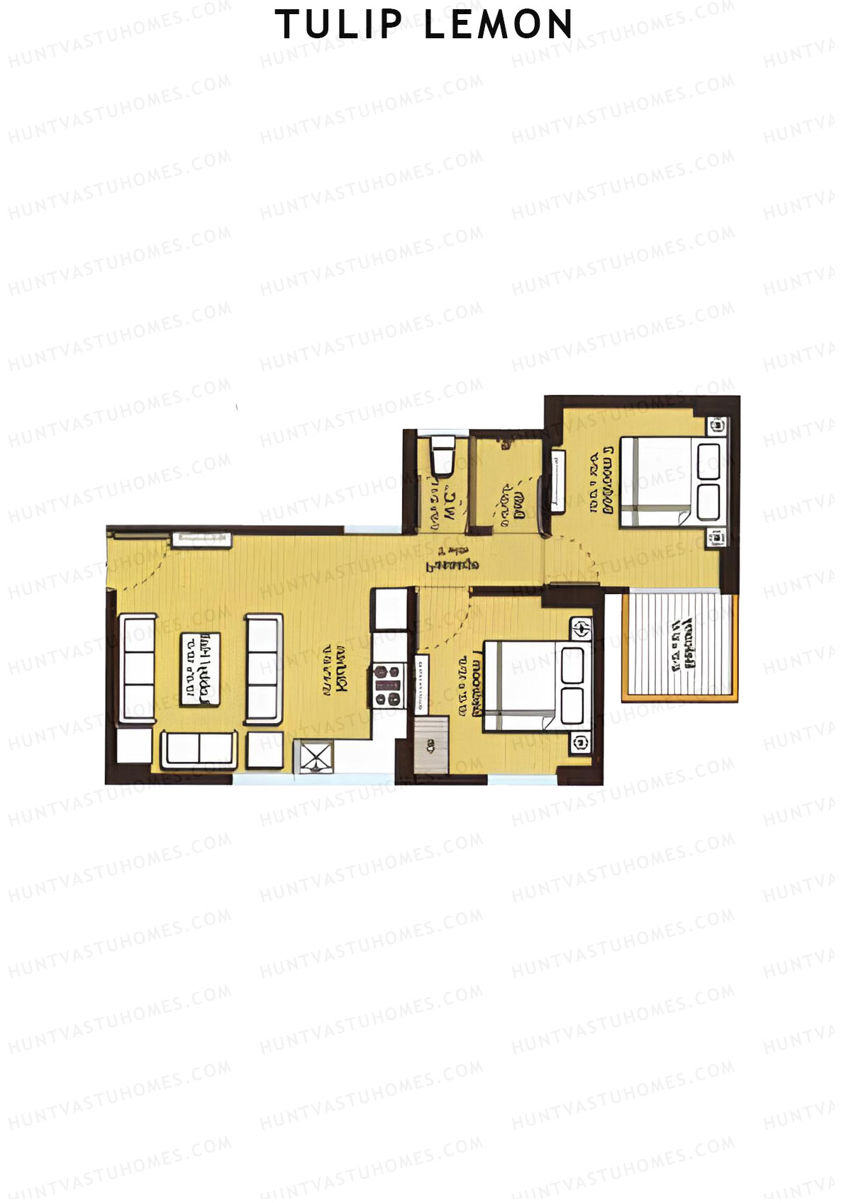 Tulip Lemon Tower A1 Unit 4 (Type A) Floor Plan