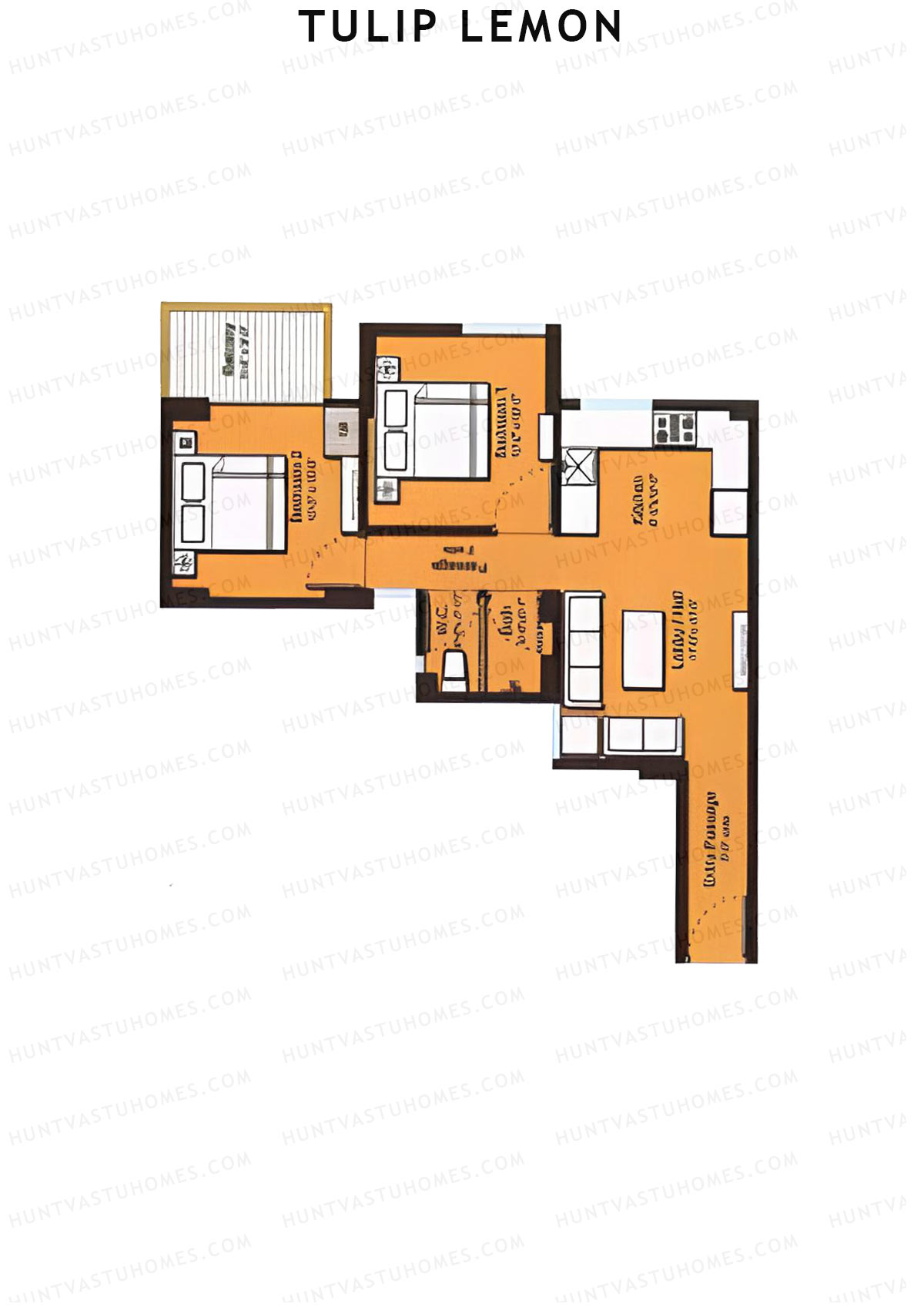 Tulip Lemon Tower A1 Unit 7 (Type A) Floor Plan