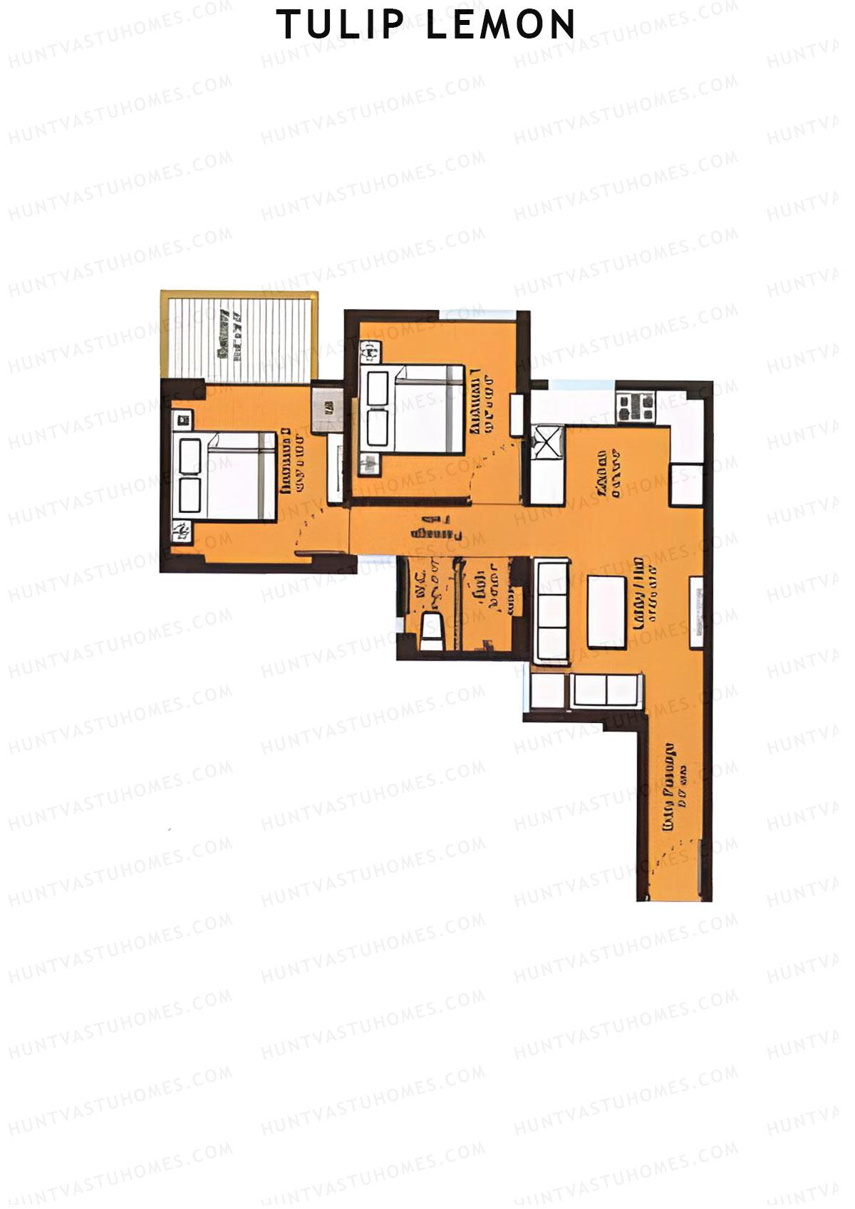 Tulip Lemon Tower A2 Unit 6 (Type A) Floor Plan