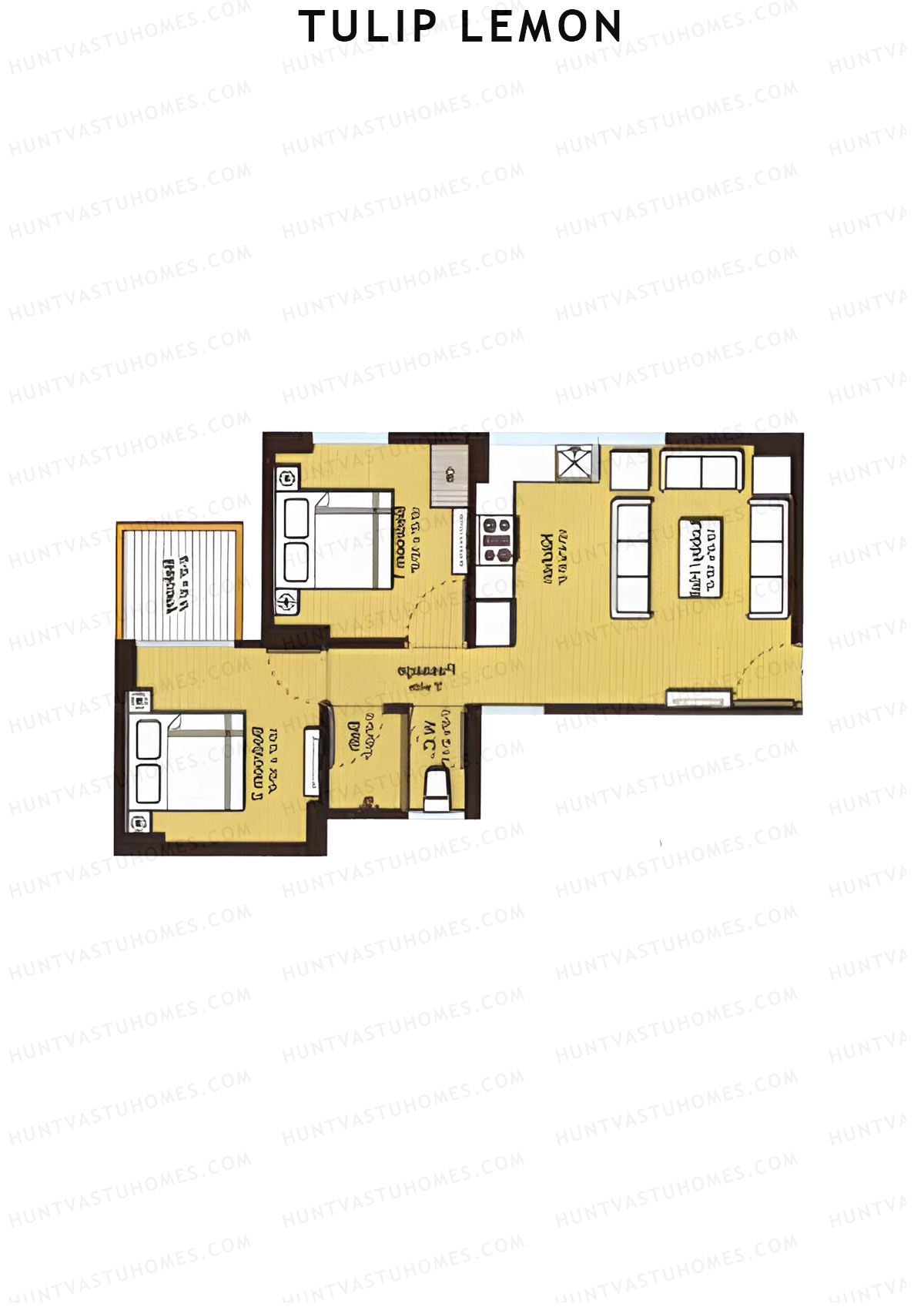 Tulip Lemon Tower A3 Unit 8 (Type A) Floor Plan