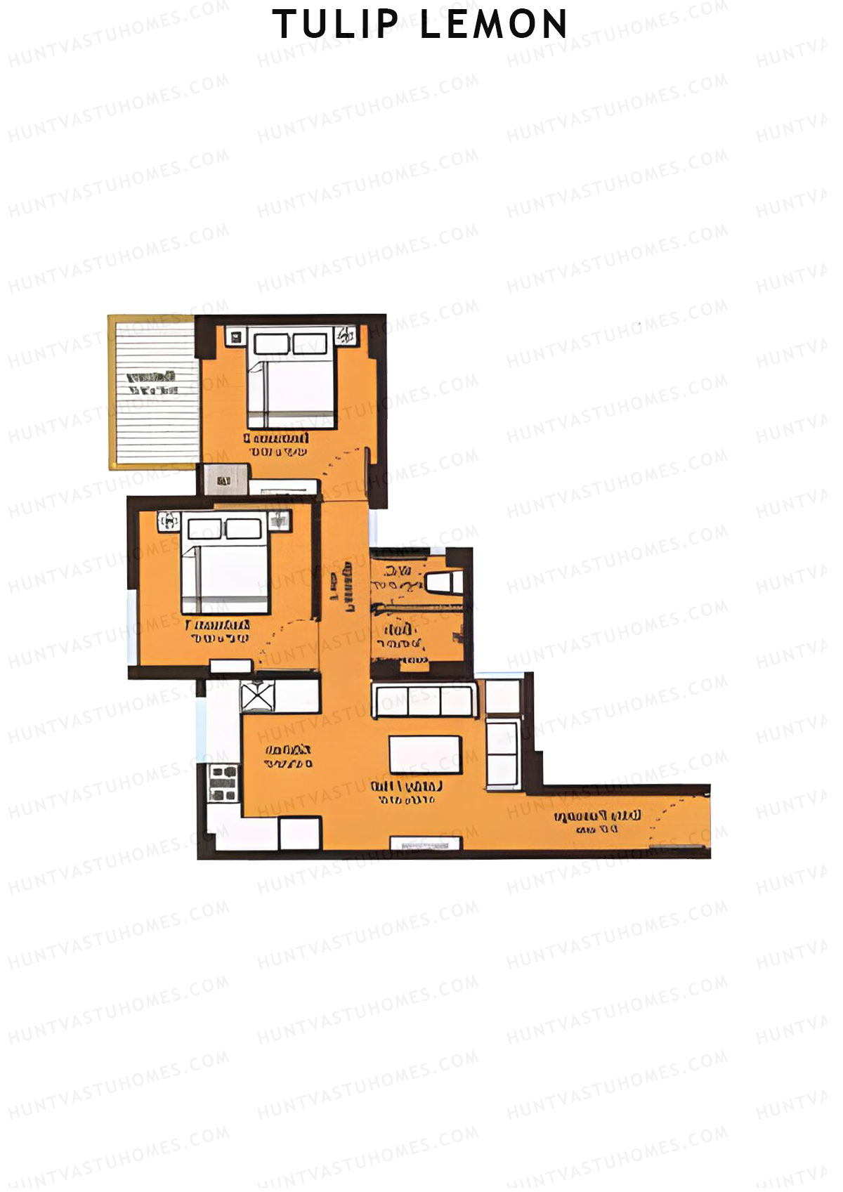 Tulip Lemon Tower A5 Unit 2 (Type A) Floor Plan