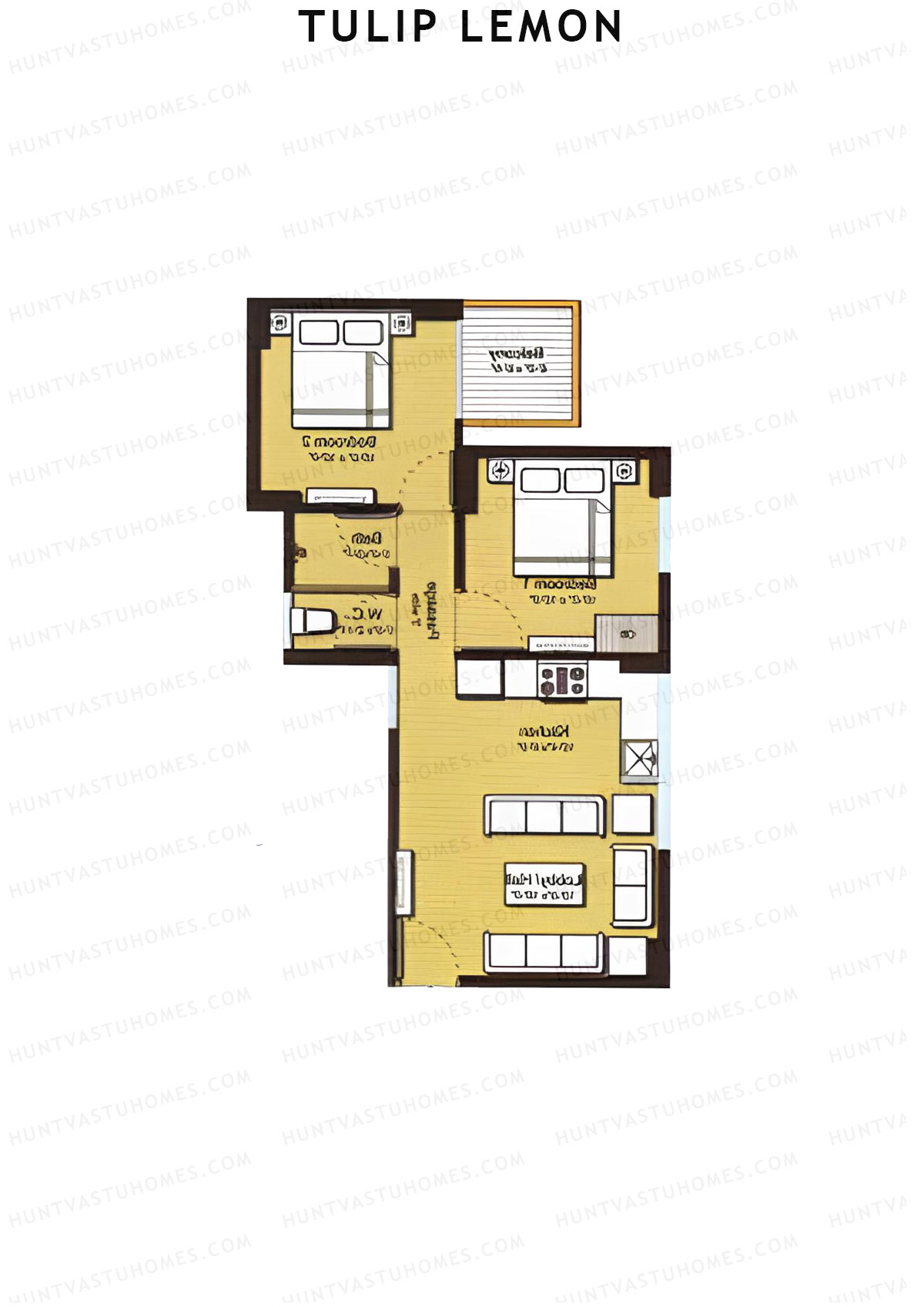 Tulip Lemon Tower A6 Unit 5 (Type A) Floor Plan
