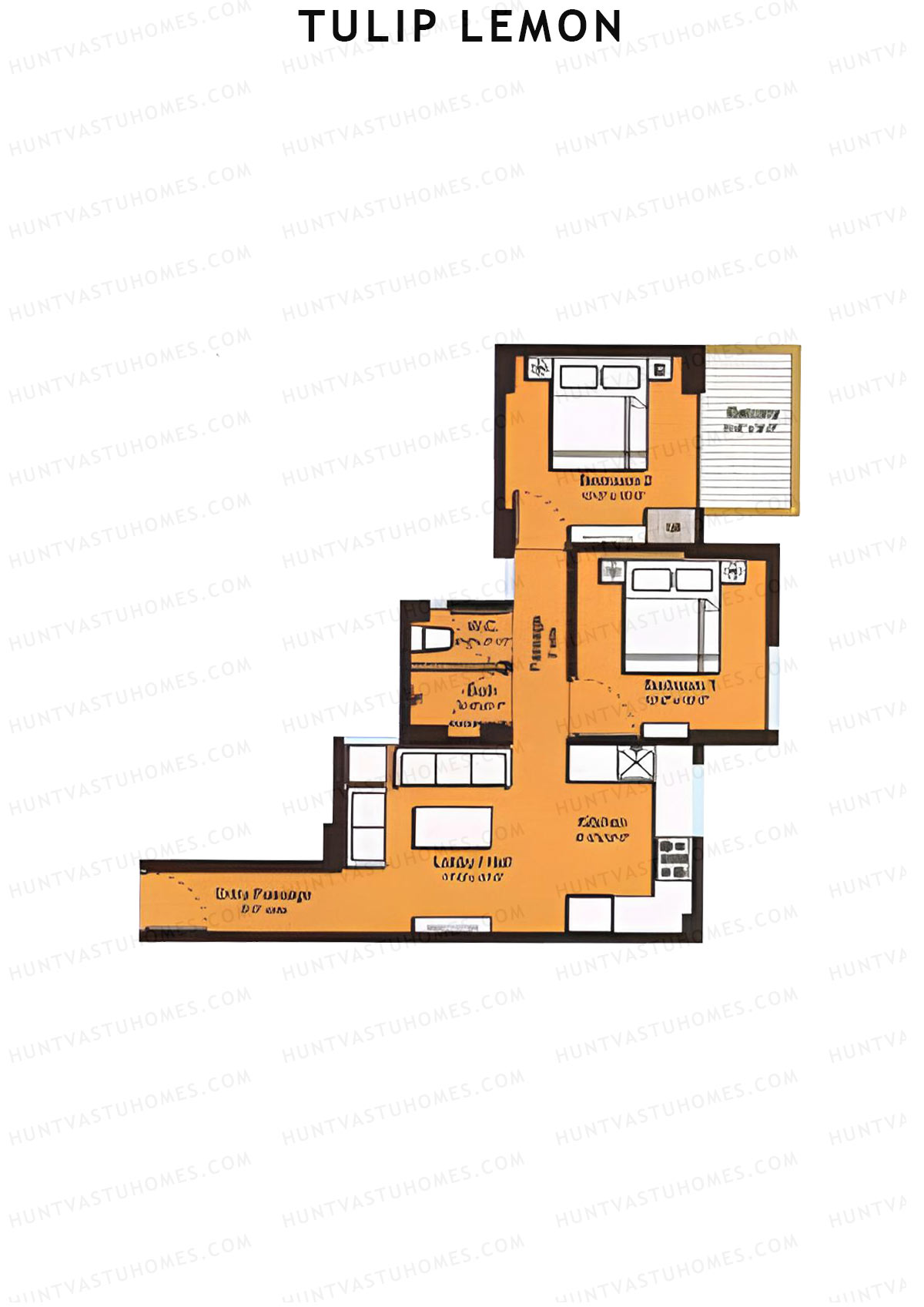 Tulip Lemon Tower A6 Unit 6 (Type A) Floor Plan