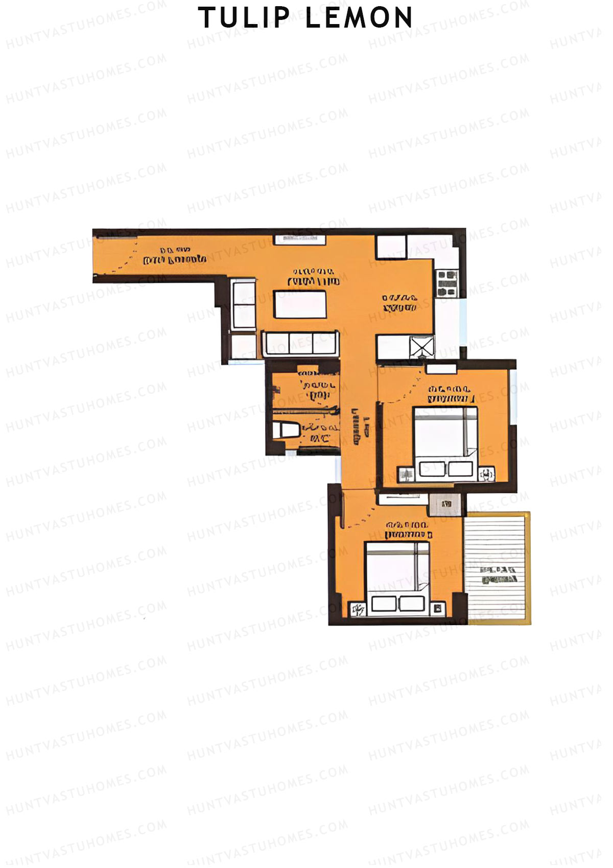 Tulip Lemon Tower A6 Unit 7 (Type A) Floor Plan