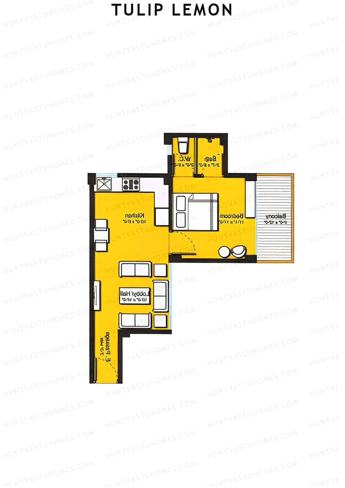 Tulip Lemon Tower B1 Unit 3 (Type B) Floor Plan