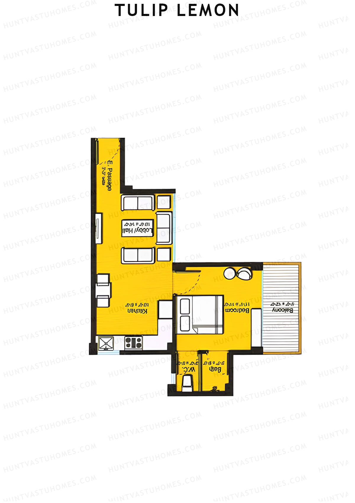 Tulip Lemon Tower B1 Unit 6 (Type B) Floor Plan